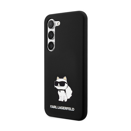 Karl Lagerfeld Silicone Choupette - Etui Samsung Galaxy S24 (czarny) (KLHCS24SSNCHBCK)