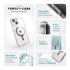 Speck Presidio Perfect-Clear MagSafe - Etui iPhone 16e / iPhone 15 / iPhone 14 / iPhone 13 (Clear / Chrome Finish / Serene Silver) (150553-3240)