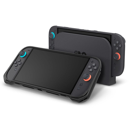 Spigen Rugged Armor - Etui do Nintendo Switch 2 (Matte Black) (ACS09075)