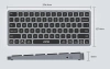 Unitek Klawiatura 9w1, hub USB, HDMI 4K, PD 100W - czarny (D1092A)