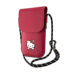 Hello Kitty Leather Daydreaming Cord - Torebka crossbody na telefon (różowy) (HKOWBSKCDKP)