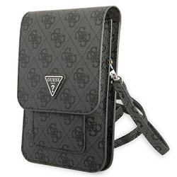 Guess Wallet 4G Triangle Logo Phone Bag – Torba na smartfona i akcesoria (Black) (GUWBP4TMGR)
