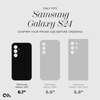 Case-Mate Aluminum Ring Lens Protector - Szkło ochronne na obiektyw aparatu Samsung Galaxy S24 (Black) (CM053404)