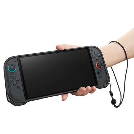 Spigen Rugged Armor - Etui do Nintendo Switch 2 (Matte Black) (ACS09075)