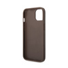 Guess 4G Metal Gold Logo - Etui iPhone 15 Plus (brązowy) (GUHCP15MG4GFBR)
