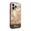 Guess Porcelain Collection - Etui iPhone 14 Pro (ochre) (GUHCP14LHGPLHC)