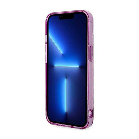 Guess Porcelain Collection - Etui iPhone 14 Plus (fuksja) (GUHCP14MHGPLHF)