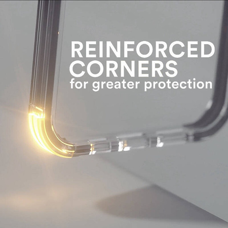 Cellularline Tetra Force Strong Guard - Etui iPhone 15 Pro z powłoką MICROBAN (przezroczysty) (TETRACIPH15PROT)