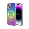 Guess IML Iridescent MagSafe - Etui iPhone 15 Plus (kolorowy) (GUHMP15MHITSK)
