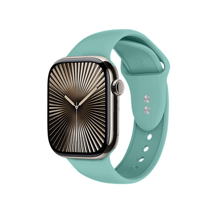 Crong Liquid - Pasek do Apple Watch 38/40/41/42mm (turkusowy) (CRG40LQBTRQ)