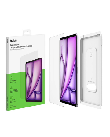 Belkin Szkło na iPad Air 13'' (M2), TemperedGlass, z aplikatorem (OVI008HQ)