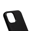 Crong Essential Cover - Etui ze skóry ekologicznej iPhone 12 Pro Max (czarny) (CRG-ESS-IP1267-BLK)