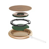 Crong MagSpot Wireless Charger – Aluminiowa ładowarka indukcyjna MagSafe 15W (Gold) (CRG-MS15W-GLD)