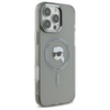 Karl Lagerfeld IML Metal Karl Head MagSafe - Etui iPhone 16 Pro (czarny) (KLHMP16LHLSKIK)