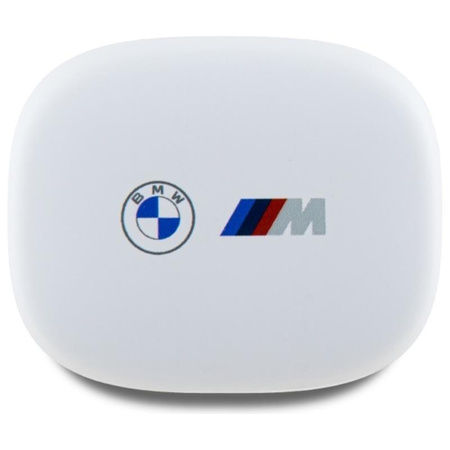 BMW Printed Logos - Słuchawki Bluetooth TWS ENC + etui ładujące (biały) (BMBEMIATP20LOH)