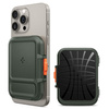 Spigen Lock Fit MagSafe - Portfel magnetyczny (Military Green) (AFA08528)