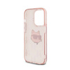 Karl Lagerfeld IML Choupette Head & Monogram - Etui iPhone 13 Pro (różowy) (KLHCP13LHKLPCHP)