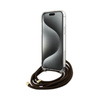 Guess Crossbody Cord 4G Print - Etui iPhone 15 (brązowy) (GUHCP15SHC4SEW)