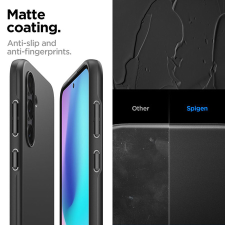 Spigen Thin Fit - Etui do Samsung Galaxy S23 FE (Czarny) (ACS06363)