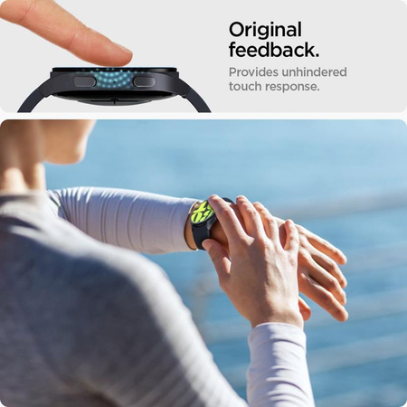 Spigen GLAS.TR EZ FIT 2-Pack - Szkło hartowane do Samsung Galaxy Watch 7 44 mm (2 szt) (AGL08493)