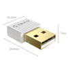 Orico adapter Bluetooth 5.0 USB-A biały (BTA-508-WH-BP)