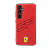 Ferrari Big SF Perforated - Etui Samsung Galaxy S24+ (czerwony) (FEHCS24MPINR)