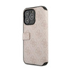 Guess Booktype 4G Big Metal Logo - Etui iPhone 13 Pro Max (różowy) (GUBKP13X4GMGPI)