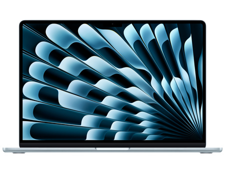 Apple MacBook Air 15,3” M4 (10 CPU, 10 GPU) 16GB RAM, 256GB SSD, 35W - Błękitny (MC7A4ZE/A )
