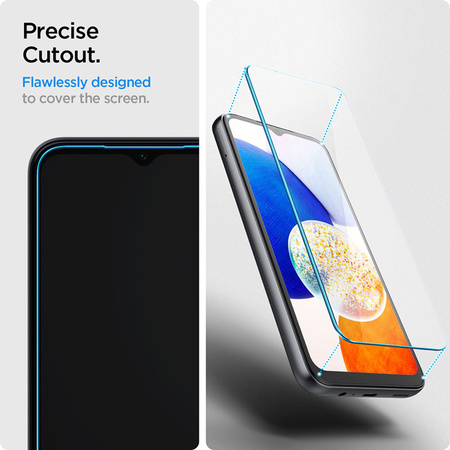 Spigen Glas.TR Slim 2-Pack - Szkło hartowane do Samsung Galaxy A15 4/5G / A25 5G / M15 5G (2 sztuki) (AGL07447)