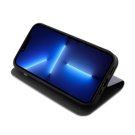 Karl Lagerfeld Booktype NFT Saffiano Karl & Choupette - Etui iPhone 14 Pro Max (Srebrny) (KLBKP14XSANKCPG)