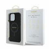 Guess Saffiano Classic Logo MagSafe - Etui iPhone 16 Pro (czarny) (GUHMP16LPSAHMCK)