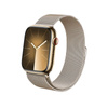 Crong Milano Steel – Pasek ze stali nierdzewnej do Apple Watch 44/45/46/49 mm (szampański) (CRG-44MST-CHP)