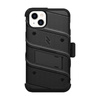 ZIZO BOLT Series - Pancerne etui iPhone 14 Plus ze szkłem 9H na ekran + uchwyt z podstawką (czarny) (BOLT-IPH14MAX-BKBK)