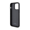 BMW Leather Diamond Pattern - Etui iPhone 15 Pro (czarny) (BMHCP15L22RFGK)