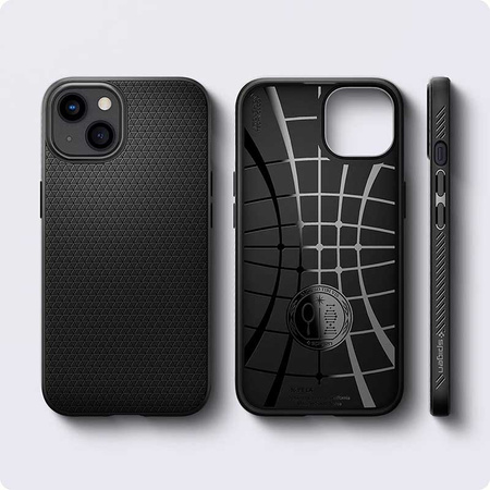 Spigen Liquid Air - Etui do iPhone 13 (Czarny) (ACS03519)