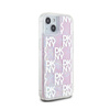 DKNY Liquid Glitter Multilogo - Etui iPhone 15 / 14 / 13 (różowy) (DKHCP15SLCPEPP)