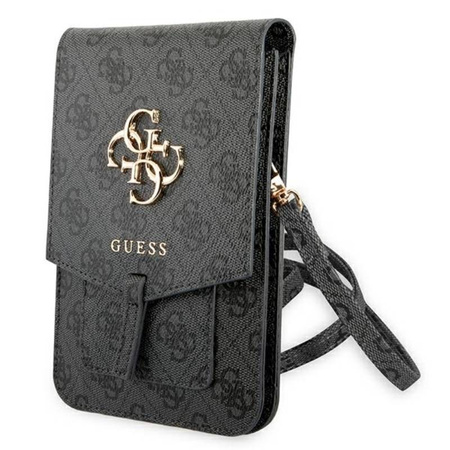 Guess 4G Big Metal Logo Phone Bag – Torba z przegrodą na smartfona (czarny) (GUWBG4GFGR)