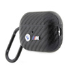 BMW Carbon Double Metal Logo - Etui AirPods Pro 2 (Czarny) (BMAP2WMPUCA2)