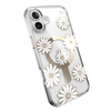 Speck Presidio Lux ClickLock & MagSafe - Etui iPhone 16 Plus (Sunshine Daisies / Clear / Gold) (150749-3257)