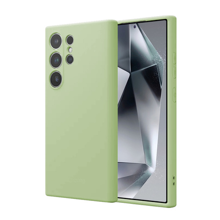 Crong Color Cover - Etui Samsung Galaxy S24 Ultra (zielony) (CRGCOLRSGS24ULGRN)