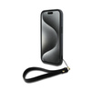 DKNY Wrist Strap Stock Logo - Etui iPhone 15 Plus (czarny) (DKHCP15MPBSWSK)