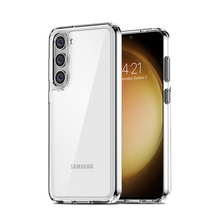 Crong Crystal Shield Cover - Etui Samsung Galaxy S23 (przezroczysty) (CRG-CSHC-SGS23-TRS)