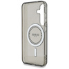 Guess Rhinestones Printed Classic Logo MagSafe - Etui do Samsung Galaxy S25 (czarny) (GUHMS25SPFTDTEK)
