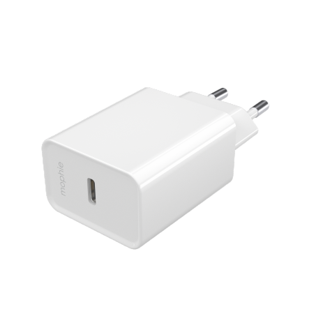 Mophie Essentials - ładowarka sieciowa USB-C 20W PD - biała (409911856)
