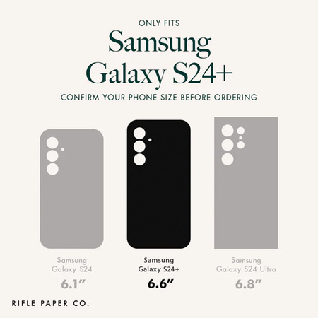 Rifle Paper Clear - Etui Samsung Galaxy S24+ (Petite Fleurs) (RP053564)