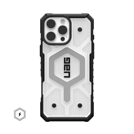 UAG Pathfinder Clear Magsafe - obudowa ochronna do iPhone 16 Pro kompatybilna z MagSafe przezroczysty (114464114343)