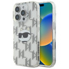 Karl Lagerfeld IML Choupette Head Electroplated - Etui iPhone 16 Pro (przezroczysty) (KLHCP16LHKLPCHT)