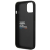 BMW Leather Hot Stamp Tricolor – Etui iPhone 14 Plus (Czarny) (BMHCP14M22PTDK)