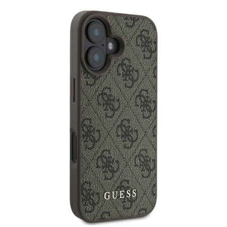 Guess 4G Classic - Etui iPhone 16 Plus (brązowy) (GUHCP16MG4GFBR)