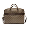 Guess 4G Printed Stripes Computer Bag - Torba na notebooka 16” (Brązowy) (GUCB15P4RPSW)